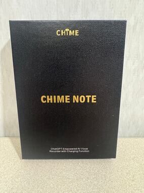 CHIME NOTE AI Voice Recorder MagSafe ChatGPT Transcribe & Summarize Gray